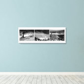 Shepton Mallet Triptych Canvas Afdruk (Insitu (Houten vloer))