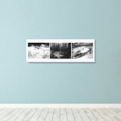 Shepton Mallet Triptych Canvas Afdruk (Insitu (Houten vloer))