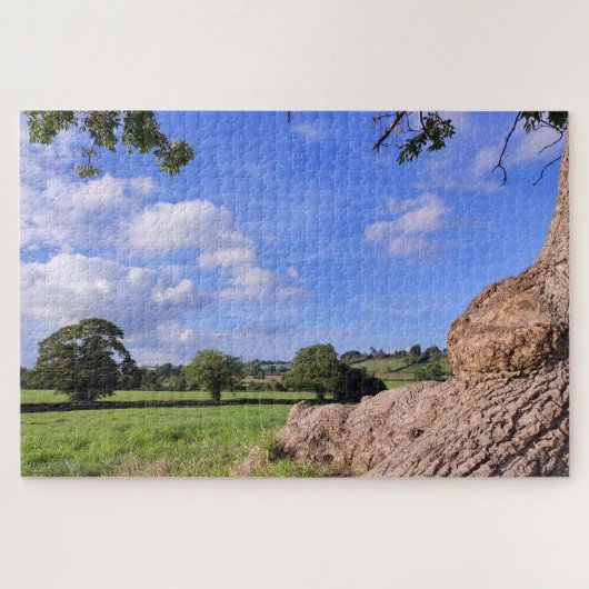 Shepton Mallet Uitzicht Legpuzzel (Horizontaal)