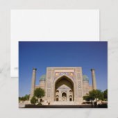 Sher-Dor Madrasah: Facade Briefkaart (Voorkant / Achterkant)