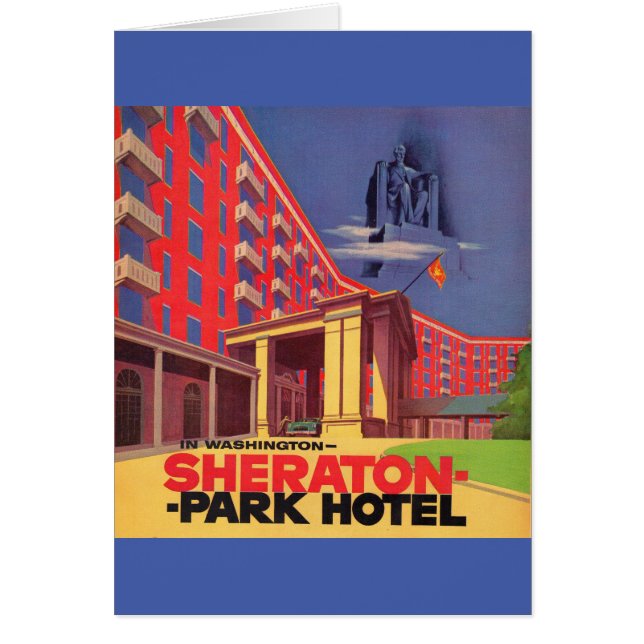 Sheraton Park Hotel van 1950 - Washington, DC en (Voorkant)