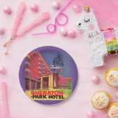 Sheraton Park Hotel van 1950 - Washington, DC en Papieren Bordje (Feest)