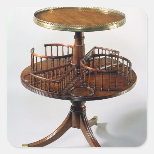 Sheraton tweeledige domme ober vierkante sticker (Voorkant)