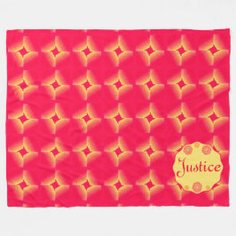 Sherbert Flowers Customize name Blanket Fleece Deken