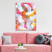 Sherbert I Canvas Afdruk (Insitu (Woonkamer))