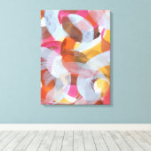 Sherbert I Canvas Afdruk (Insitu (Houten vloer))