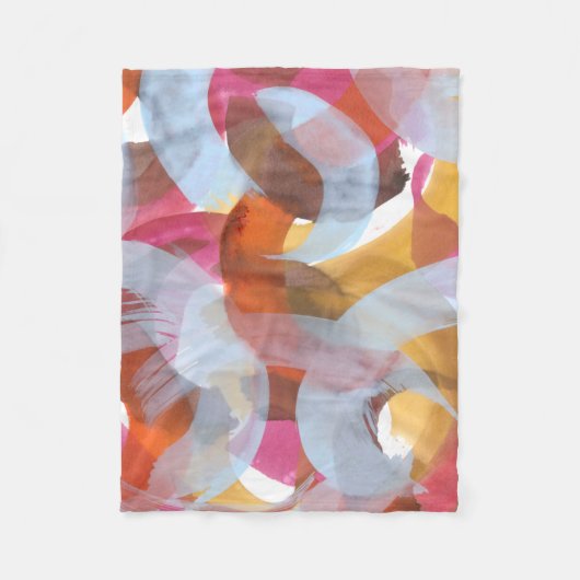Sherbert I Fleece Deken (Voorkant)