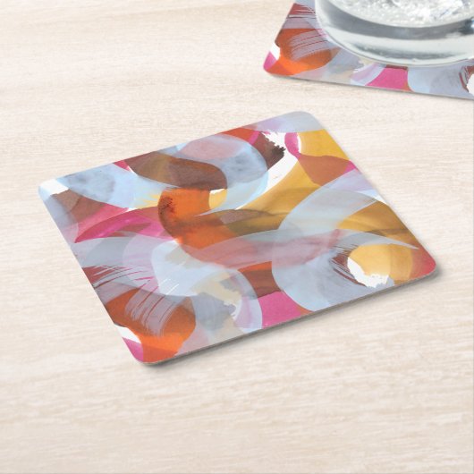 Sherbert I Kartonnen Onderzetters (Schuin)