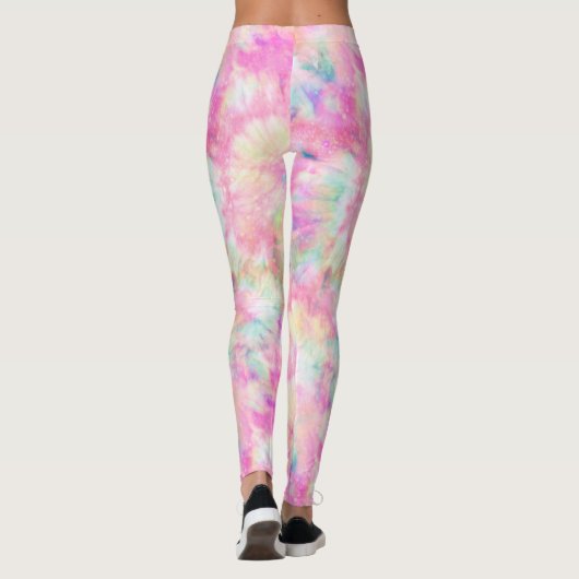 Sherbert Pastel Tie Dye Leggings (Achterkant)