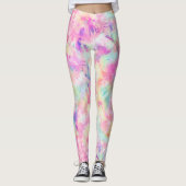Sherbert Pastel Tie Dye Leggings (Voorkant)