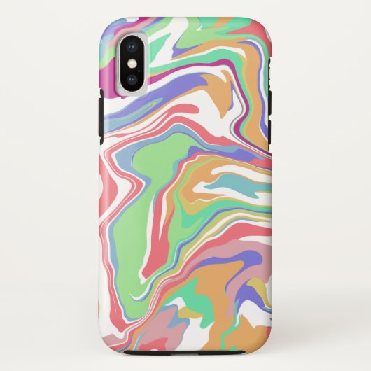 Sherbert Swirls Case-Mate iPhone Case (Achterkant)