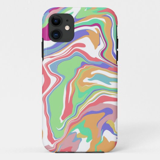 Sherbert Swirls Case-Mate iPhone Case (Achterkant)
