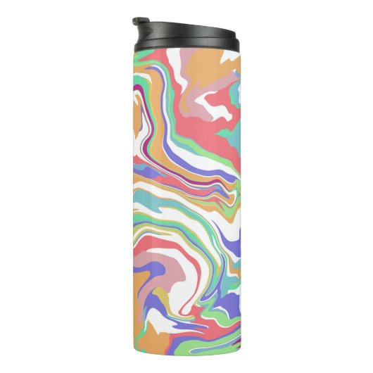 Sherbert Swirls Thermosbeker (Geroteerd rechts)