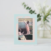 Sherbet color dresses  Victorian ladies Briefkaart (Staand voorkant)