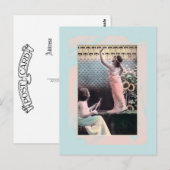 Sherbet color dresses  Victorian ladies Briefkaart (Voorkant / Achterkant)