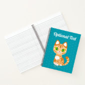 Sherbet de Oranje Tabby Cat Notitieboek (Binnen)