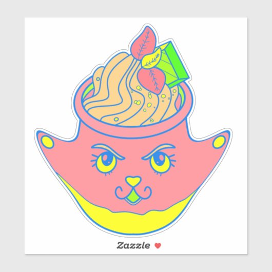 Sherbet Ice Cream Sticker (Vel)