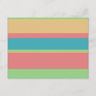 Sherbet Ice Cream Stripes Briefkaart