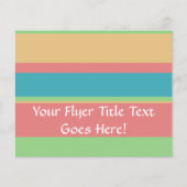 Sherbet Ice Cream Stripes Flyer (Voorkant)