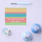 Sherbet ijs strepen flyer (Enkel)