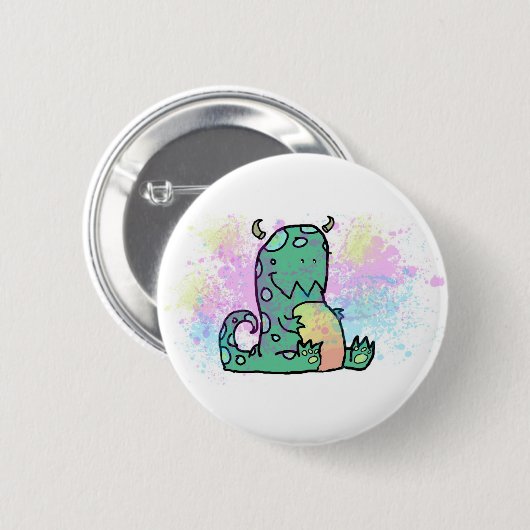 Sherbet Monster Button (Voorkant /achterkant)