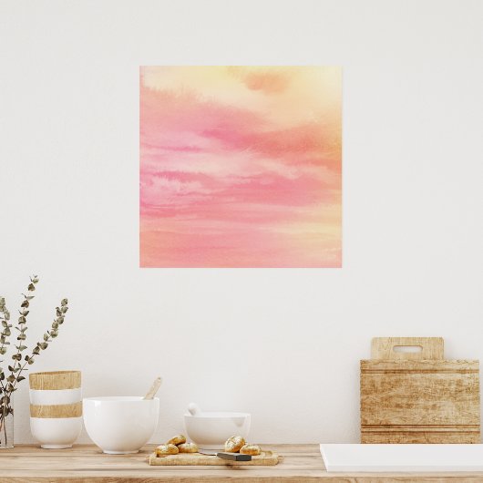 Sherbet Sky Poster (Keuken)