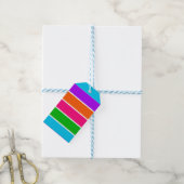 Sherbet Stripes Cadeaulabel (Met Touw)
