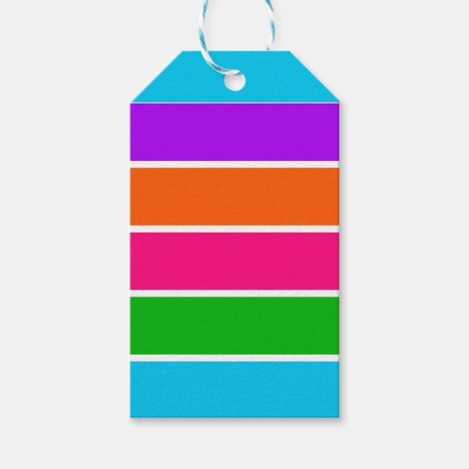 Sherbet Stripes Cadeaulabel (Voorkant)