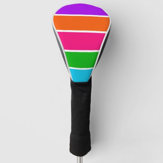 Sherbet Stripes Golfheadcover (Voorkant)