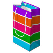 Sherbet Stripes Klein Cadeauzakje (Voorkant Gekanteld)