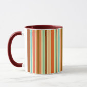 Sherbet Stripes Ringer Coffee Mok (Links)