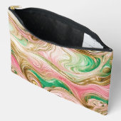 "Sherbet Swirl" Print cosmetische tas (Open)