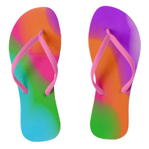Sherbet Watercolors teenslippers