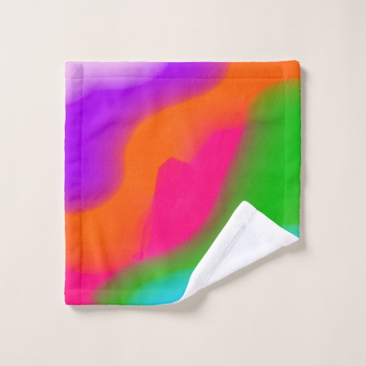 Sherbet Waterverven Bad Handdoek (Wasdoekje)