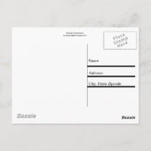 Sherbet Waterverven Briefkaart (Achterkant)