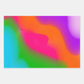 Sherbet Waterverven die papierbladen overvullen Inpakpapier Vel (Voorkant)