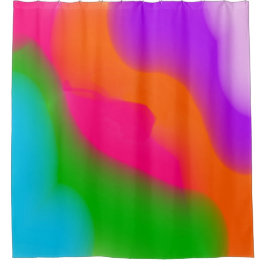 Sherbet Waterverven Douchegordijn