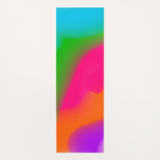 Sherbet Waterverven Yogamat (Voorkant)