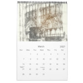 Sherborne Abbey Calendar Kalender (Mar 2027)