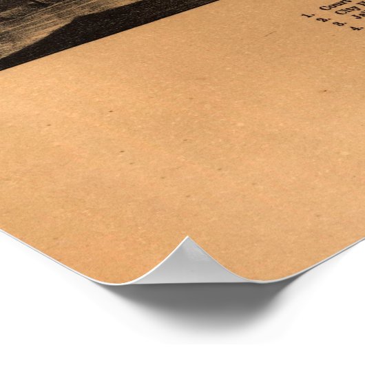  Sherbrooke Queubec Canada Map (1881) Poster (Hoek)