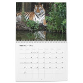 Shere-Khan Calendar, Bengal TigerShere Khan Kalender (Feb 2027)