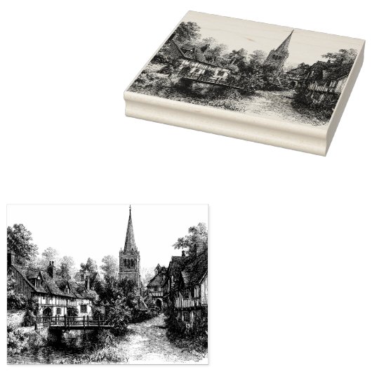 Shere, Surrey,  schets Rubberstempel (Gestempeld)