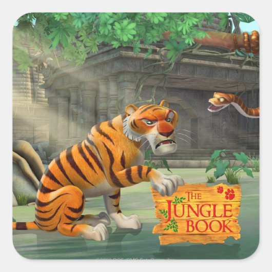Sherekhan 1 vierkante sticker (Voorkant)