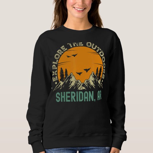 Sheridan Arkansas Verken het buitenleven Trui (Voorkant)