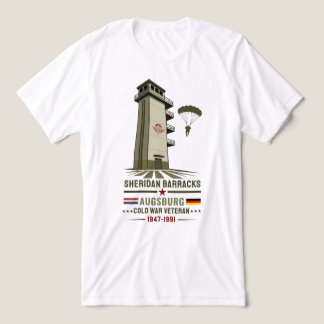Sheridan Barracks Augsburg Airborne Veteraan Tri-Blend Shirt