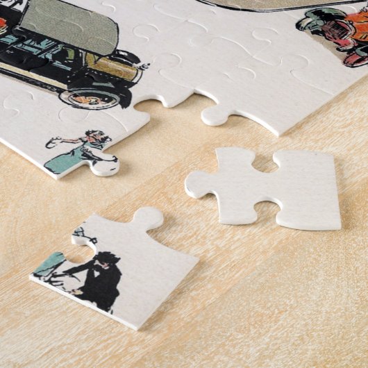 Sheridan Square West Village, 1920s Bazaar de Junk Legpuzzel (Zijkant)