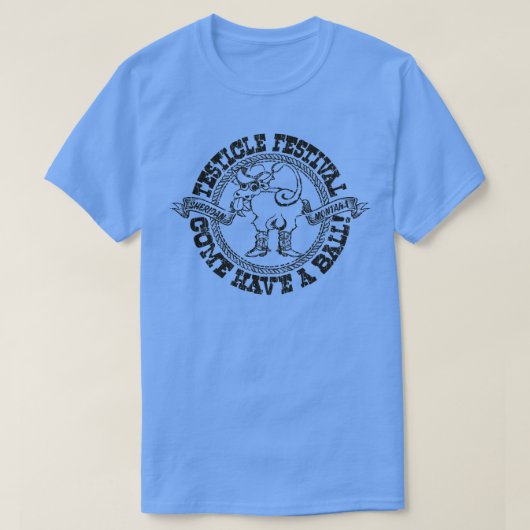 Sheridan Testicle Festival 1982 T-shirt (Design voorkant)