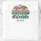 Sheridan, Wyoming Bumpersticker! Ronde Sticker (Tas)