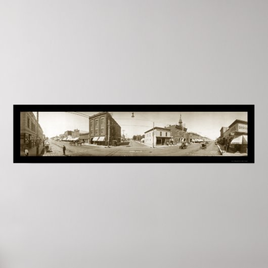 Sheridan Wyoming Photo 1909 Poster (Voorkant)