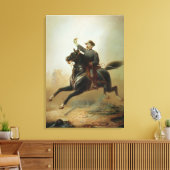Sheridans Ride, 1871 Canvas Afdruk (Insitu (Woonkamer))